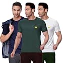 AMUL COMFY Men39s Cotton Plain Round Neck