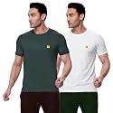 AMUL COMFY Men39s Cotton Plain Round Neck