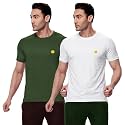 AMUL COMFY Men39s Cotton Plain Round Neck