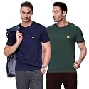 AMUL COMFY Men39s Cotton Plain Round Neck