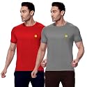 AMUL COMFY Men39s Cotton Plain Round Neck