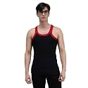 Amul Comfy Men Innerwear Regular Fit Sleevless 100% Cotton Black Vest (Size_XL)