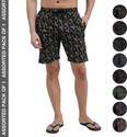 AMUL COMFY Printed Men Multicolor Bermuda Shorts