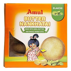 amul elaichi nankhatai butter cookie 200gm pack of 2