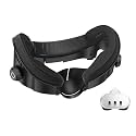 AMVR FC4A Newly Facial Interface, Face Pad with Ventilation-Design, Compatible with Meta/Oculus Quest 3 Accessories, for Halo Head Strap (NOT Compatible with Quest 3S)