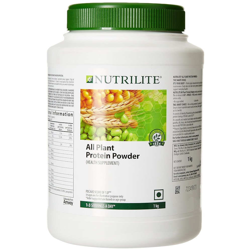Nutrilite Amway Nutrilite All Plant Protein Powder - 1Kg (Butterscotch ...