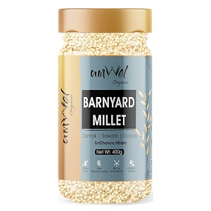 amwel organic barnyard millet  400g x 3 pc  millets  sama samak sawang  positive millets  raw unpolished grain millet rice  gluten free fiber rich low gi diabetic friendly