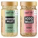Amwel Organic Combo Browntop Millet 400g + Kodo Millet 400g | Hari Kangni Korale | Kodra Haraka Varagu Arikalu | Positive Millets | Raw Unpolished Grain Millet Rice | GlutenFree