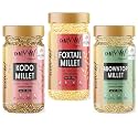 Amwel Organic Combo Kodo + Foxtail + Browntop | Millets x 3 Kodra Haraka | Arikalu Kangni | Hari Kangni | Positive Millets | Raw Unpolished Grain Rice