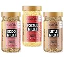 Amwel Organic Combo Kodo + Foxtail + Little| Millets X 3 | Kodra Haraka | Arikalu Kangni | Kutki Sama | Positive | Raw Unpolished Grain