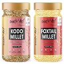 Amwel Organic Combo Kodo + Foxtail Millet x 2 Kodra Haraka Varagu | Arikalu Kangni Thinai Kang Rala | Positive Raw Unpolished Grain Millet Rice
