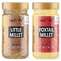 Amwel Organic Combo Little+ Foxtail| Kutki Shaan Sama Moraiya | Kangni Thinai Kang Rala | Positive Millets x2 | Raw Unpolished Grain Rice |