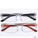 AMY &amp; ELY 2 Power Reading Glasses Unisex Lightweight Full-Frame Pack of 2 Power &amp; Color
