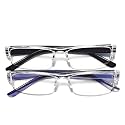 AMY &amp; ELY 2 Power Reading Glasses Unisex Lightweight Full-Frame Pack of 2 Power &amp; Color