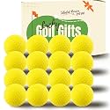Amy Sport Practice Golf Balls Foam More Weight Value 16/32 Pack, High Density Real Feel 1/3 Distance of Regulation Golf Ball, Soft Durable for Backyard Indoor Outdoor Training