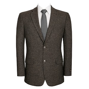 AMY ZHU Mens Blazer Classic Fit Stretch