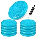 Amylove 10 Pcs Inflated Wobble Cushions for Kids Sensory