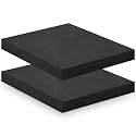 Amylove 2 Pcs Thermoform Molding Foam Sheet 12 x 11.6 x 1 Inch Black