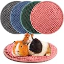 Amylove 4 Pcs Guinea Pig Cage Liner, Diameter 7.8 Inch, Mixed Color
