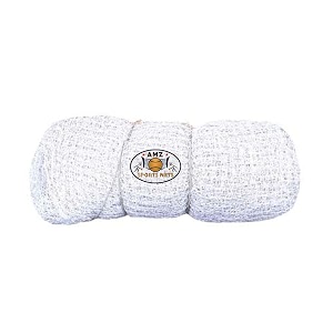 amz sports nets 2mm 36 ply cricket batting practice net regular training netting for outdoor backyard ground sports 2mm thickness 10ftx40ft white