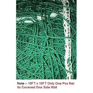 amz sports nets cricket batting practice net regular training netting for outdoor backyard ground sports 15  10 ft 27 ply