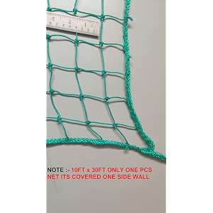 amz sports nets cricket batting practice net regular training netting for outdoor backyard ground sports 10  30 ft 18 ply