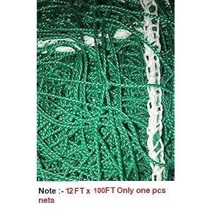 amz sports nets cricket batting practice net regular training netting for outdoor backyard ground sports 12  100 ft 27 ply