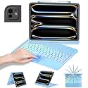 aMZCaSE Keyboard Case for iPad 13(M5/M4), Trackpad, 360° Rotating