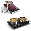 AMZCHEF 2-Burner-Electric-Cooktop-Electric-Stove & AMZCHEF Portable-Induction-Cooktop-2-Burner-ETL-Certified