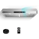 AMZCHEF 30" Under Cabinet Range Hood, 750CFM Stainless Steel Vent Hood