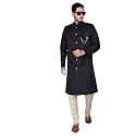 Amzira Men39s Ethnic Wear Black Traditional Indo