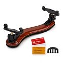 AMZZ Solid Wood Violin Shoulder Rest, Adjustable for 3/4 & 4/4 Violins