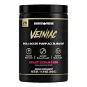 Anabolic Warfare Veiniac Muscle Pump Activator Supplement Stimulant Free Pre-Workout with L-Citrulline, Betaine Anhydrous, &amp; Added AGMass™, Increases Nitric Oxide*, Fruit Punch 20 Servings