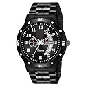Analog Day Date Functioning Stainless Steel Chain