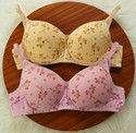 Anamta Pack of 2 Light Padded Print bra Women Push-up Lightly Padded Bra