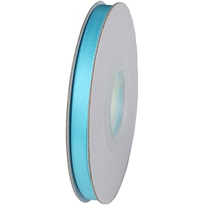 100 polyester double face satin ribbon for craft embroidery and decoration 18 mm torquoise 914 meter