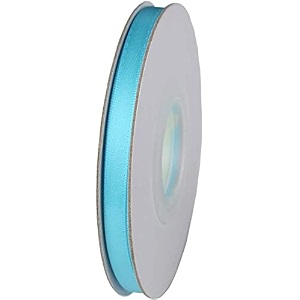 100 polyester double face satin ribbon for craft embroidery and decoration 12 mm torquoise 914 meter