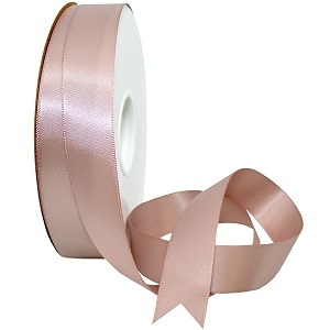 100 polyester double face satin ribbon for craft embroidery and decoration 9 mm cameo 914 meter