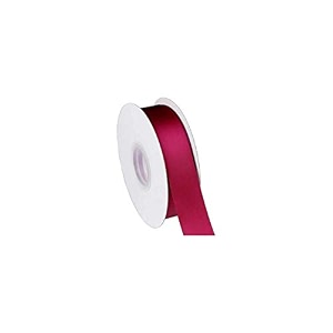 100 polyester double face satin ribbon for craft embroidery and decoration 22 mm rose wine 914 meter