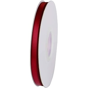 100 polyester double face satin ribbon for craft embroidery and decoration3 mm wine 457 meter