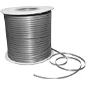 100% Polyester Double Face Satin Ribbon for Craft Embroidery and Decoration (3 mm, Silver, 457 Meter)