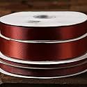 100% Polyester Double Face Satin Ribbon for Craft Embroidery and Decoration (6 mm, Golden Brown, 91.4 Meter)
