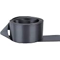 100% Polyester Double Face Satin Ribbon 3 mm Charcoal 457 Meter for Craft Embroidery and Decoration