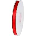 100% Polyester Double Face Satin Ribbon for Craft Embroidery and Decoration (18 mm, Red, 91.4 Meter)