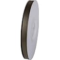 100% Polyester Double Side Satin Ribbon for Craft Embroidery and Decoration (22 mm, Olive Gray)