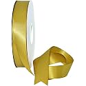 100% Polyester Double Side Satin Ribbon for Craft Embroidery and Decoration (12 mm, Golden Olive)