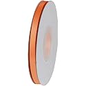 100% Polyester Double Side Satin Ribbon for Craft Embroidery and Decoration (12 mm, Peach)