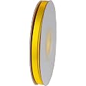 100% Polyester Double Side Satin Ribbon for Craft Embroidery and Decoration (25 mm, Daffodil)