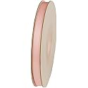 100% Polyester Double Side Satin Ribbon for Craft Embroidery and Decoration (22 mm, ICY Pink)