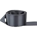 Double Side Satin Ribbon for Craft Embroidery and Decoration (22 mm, Charcoal)